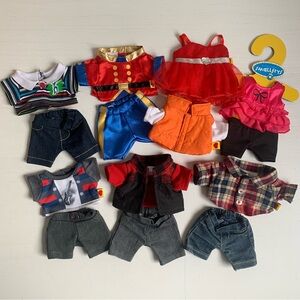 Build-A-Bear BABW Smallfrys Buddies Mini Bear Outfits Clothes Lot